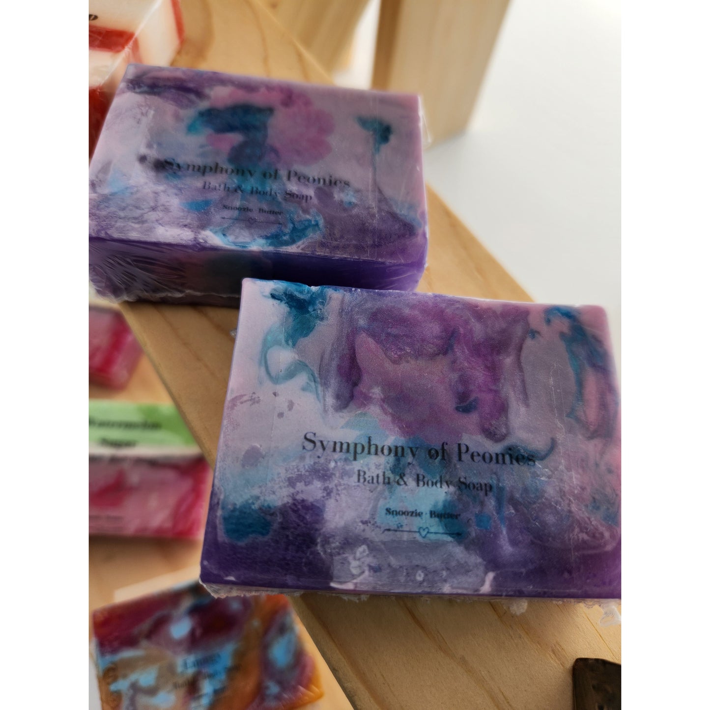 Symphony of Peonies melt and pour soap