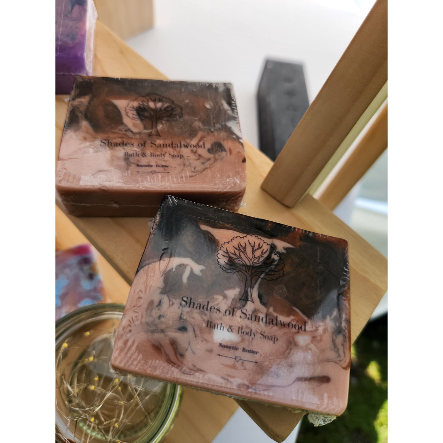 Shades of Sandalwood melt and pour soap