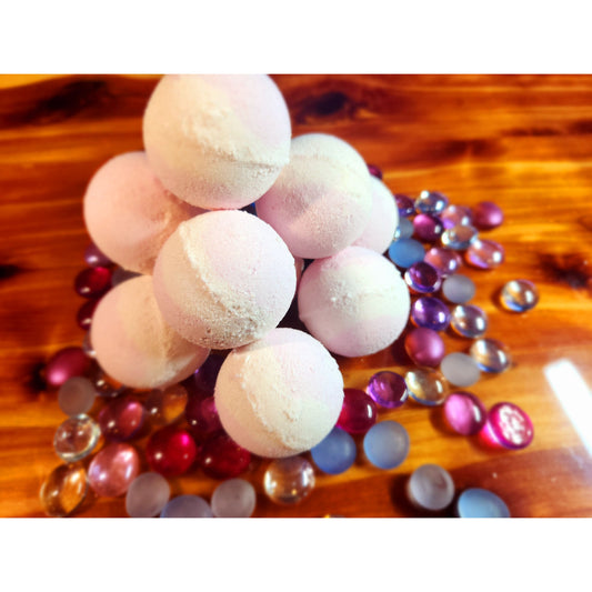 Bubbly Peach Bath Bombs