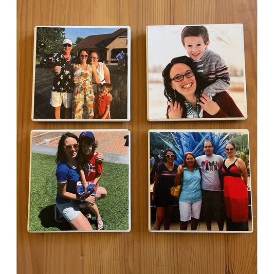 Family Photo Coasters